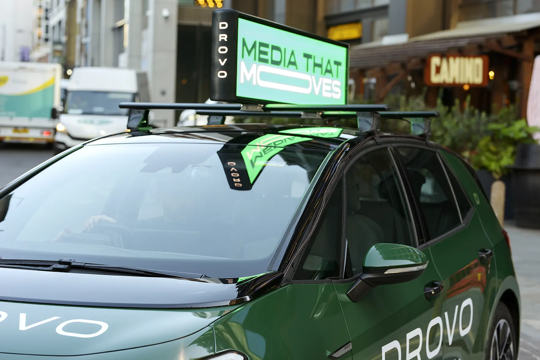 Drovo car top digital screen