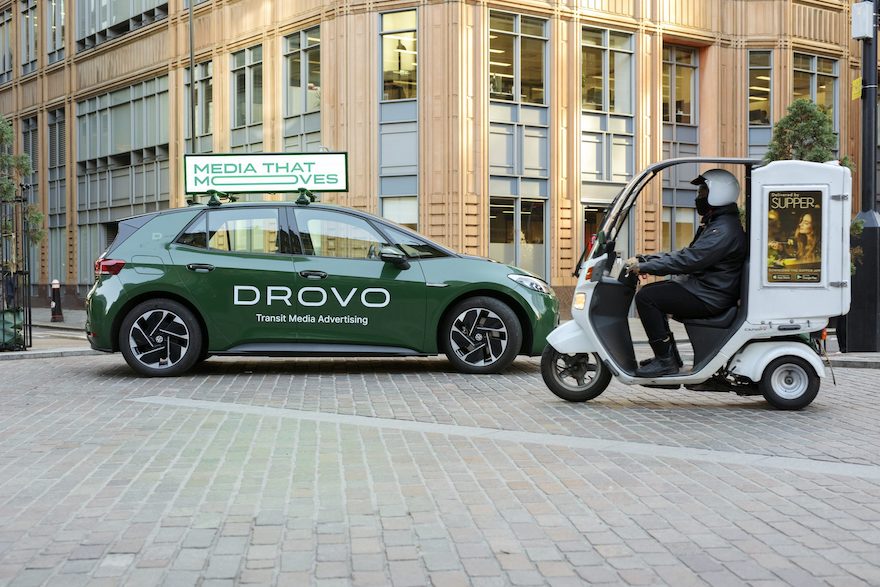 Drovo on-vehicle screen